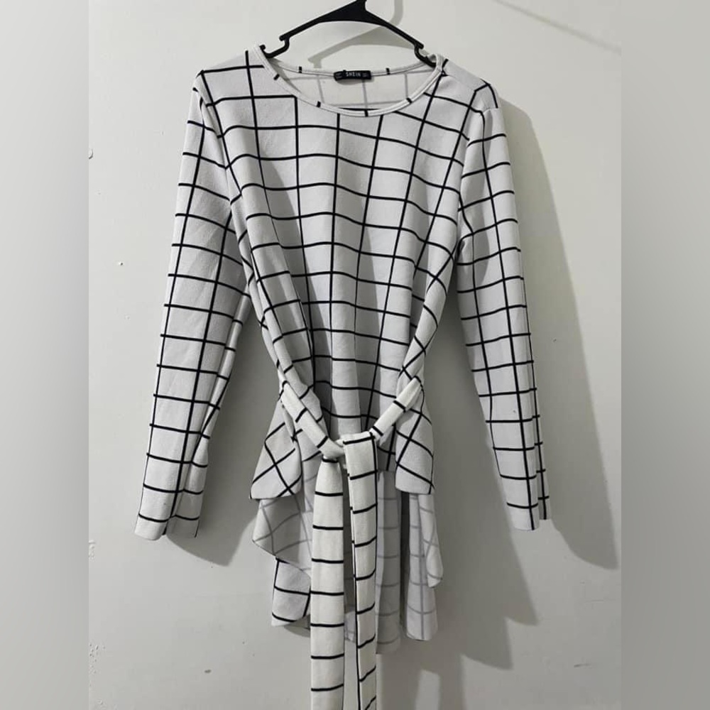 Black and white shirt